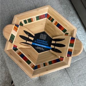 Baltique Salad Bowl & Salad Hands